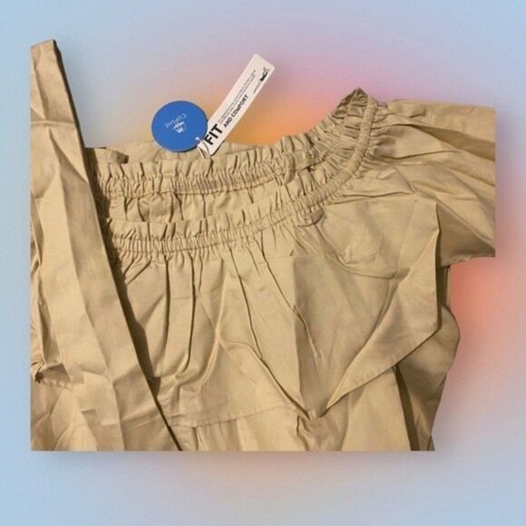 NWT Marlene Ruffle Off Shoulder Tie Waist Mini Dress - Size. L Cupshe - Picture 4 of 7